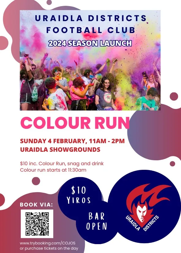 Colour run season launch 2024 poster