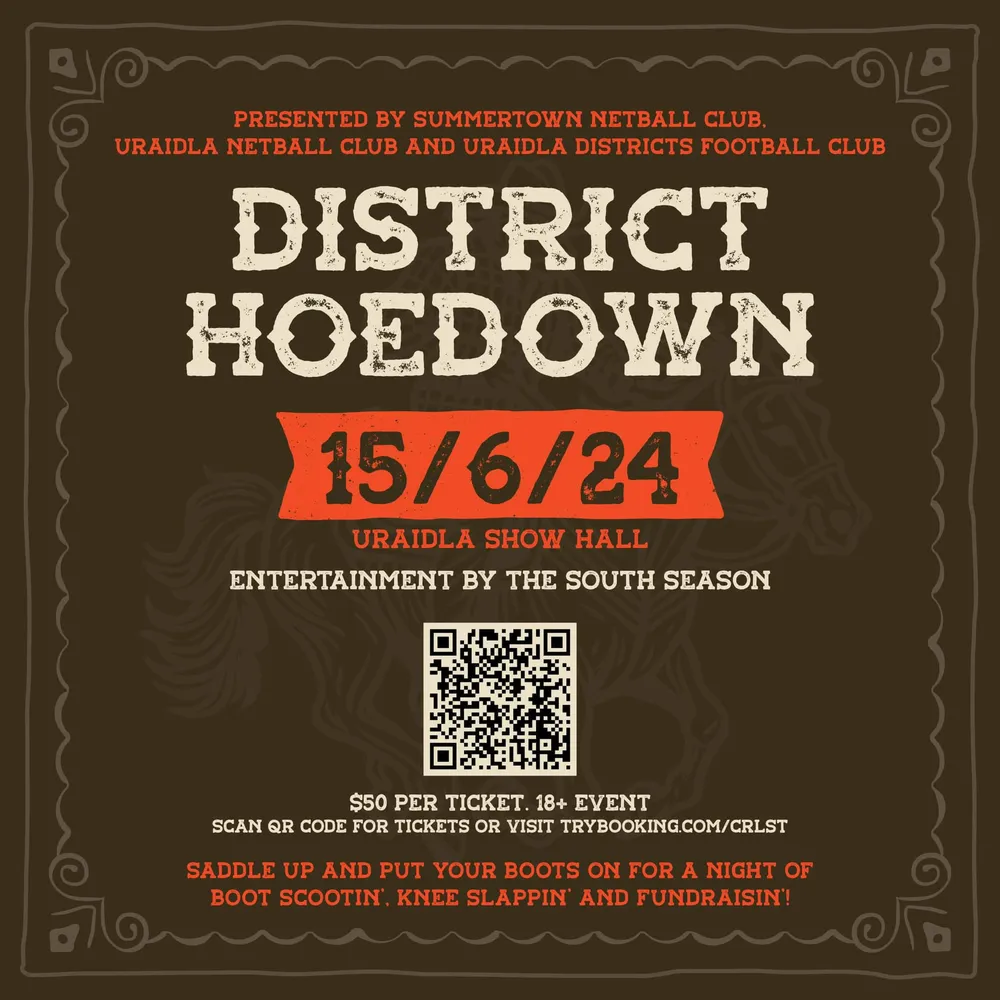District Hoedown 2024 poster