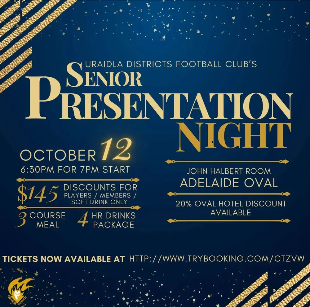 Senior Presentation Night 2024 poster