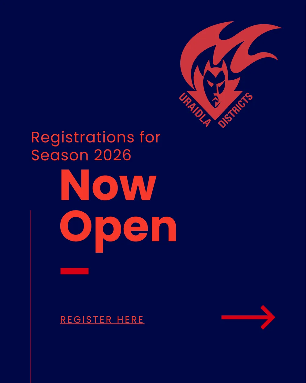 Registrations 2026 poster