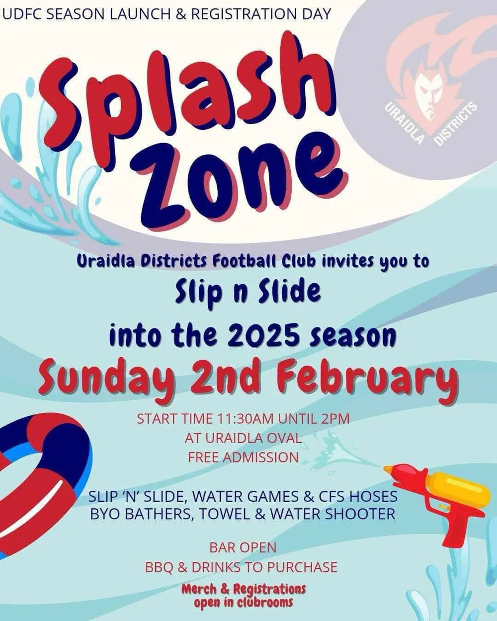 Splash Zone season launch 2025 poster